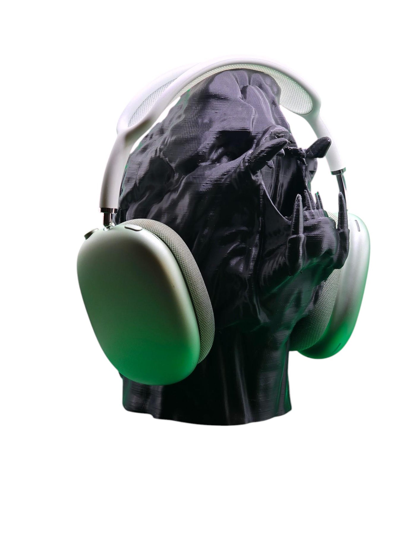 Monster Head Headphone Stand 2 – Unique Headset Holder for Gamers, PC Setup Decor, Creepy Cool Desktop Accessory, Gamer Gift