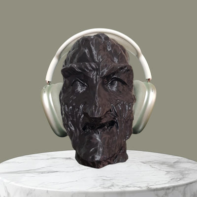 Freddy Krueger Headphone Stand, Horror Headset Holder, Gamer Gift, Spooky Room Decor, Office Desk Accessory, Paintable Collectible Bust