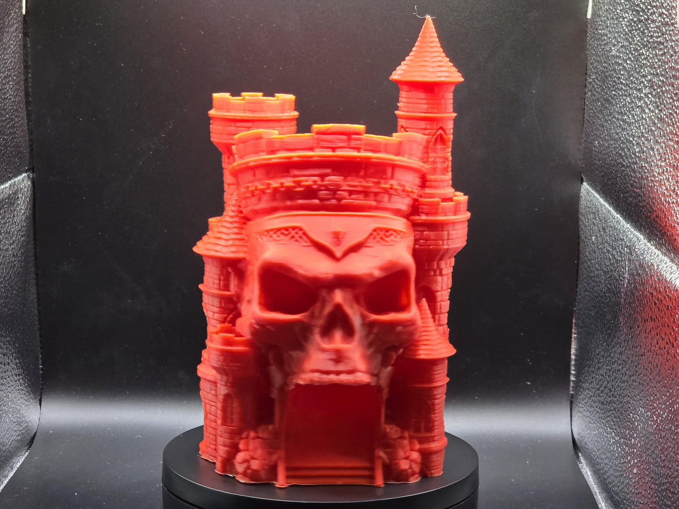 Skull Citadel Dice Tower – 3D Printed Gothic RPG Accessory for Tabletop Games, D&D, Pathfinder, Unique Gaming Gift, Dice Roller Decor