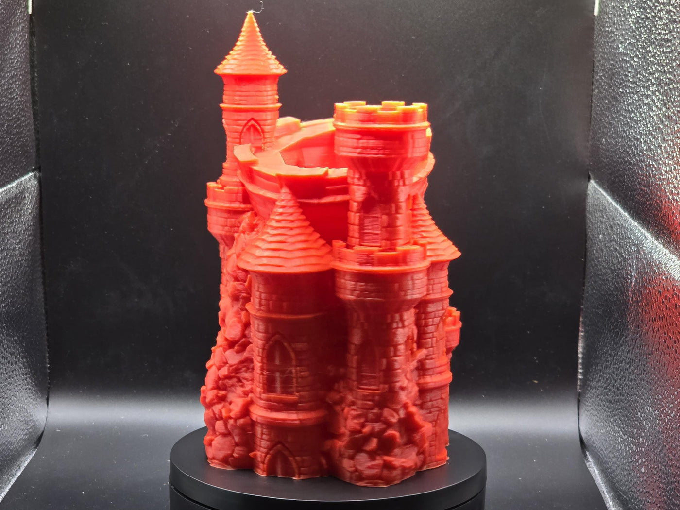 Skull Citadel Dice Tower – 3D Printed Gothic RPG Accessory for Tabletop Games, D&D, Pathfinder, Unique Gaming Gift, Dice Roller Decor