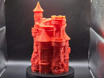 Skull Citadel Dice Tower – 3D Printed Gothic RPG Accessory for Tabletop Games, D&D, Pathfinder, Unique Gaming Gift, Dice Roller Decor