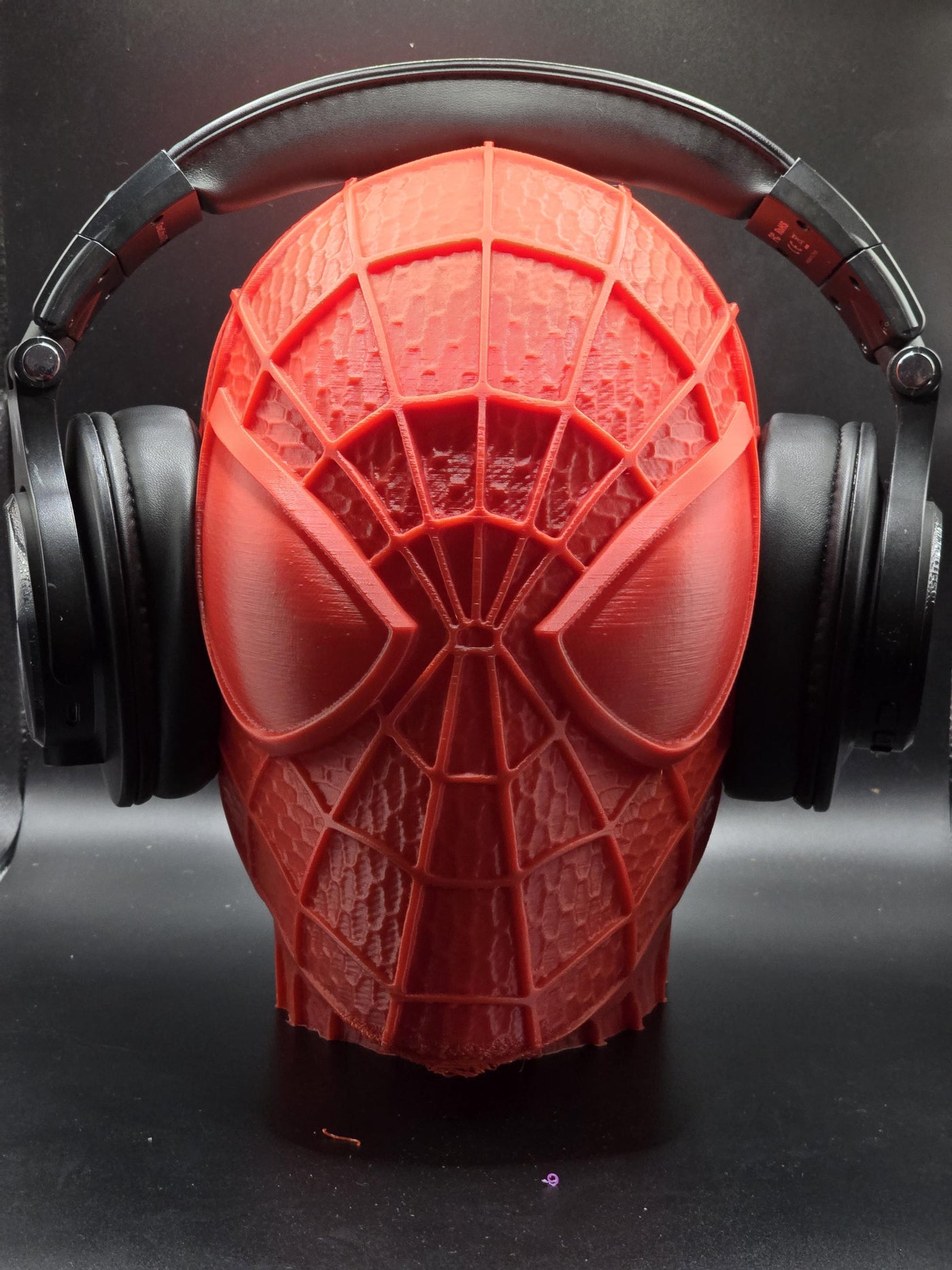 3D Printed Spiderman Headphone Stand - Marvel Fan Desk Organizer, Unique Superhero Gift, Cool Gaming Setup Accessory