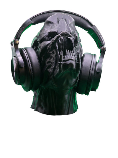 Monster Head Headphone Stand 2 – Unique Headset Holder for Gamers, PC Setup Decor, Creepy Cool Desktop Accessory, Gamer Gift