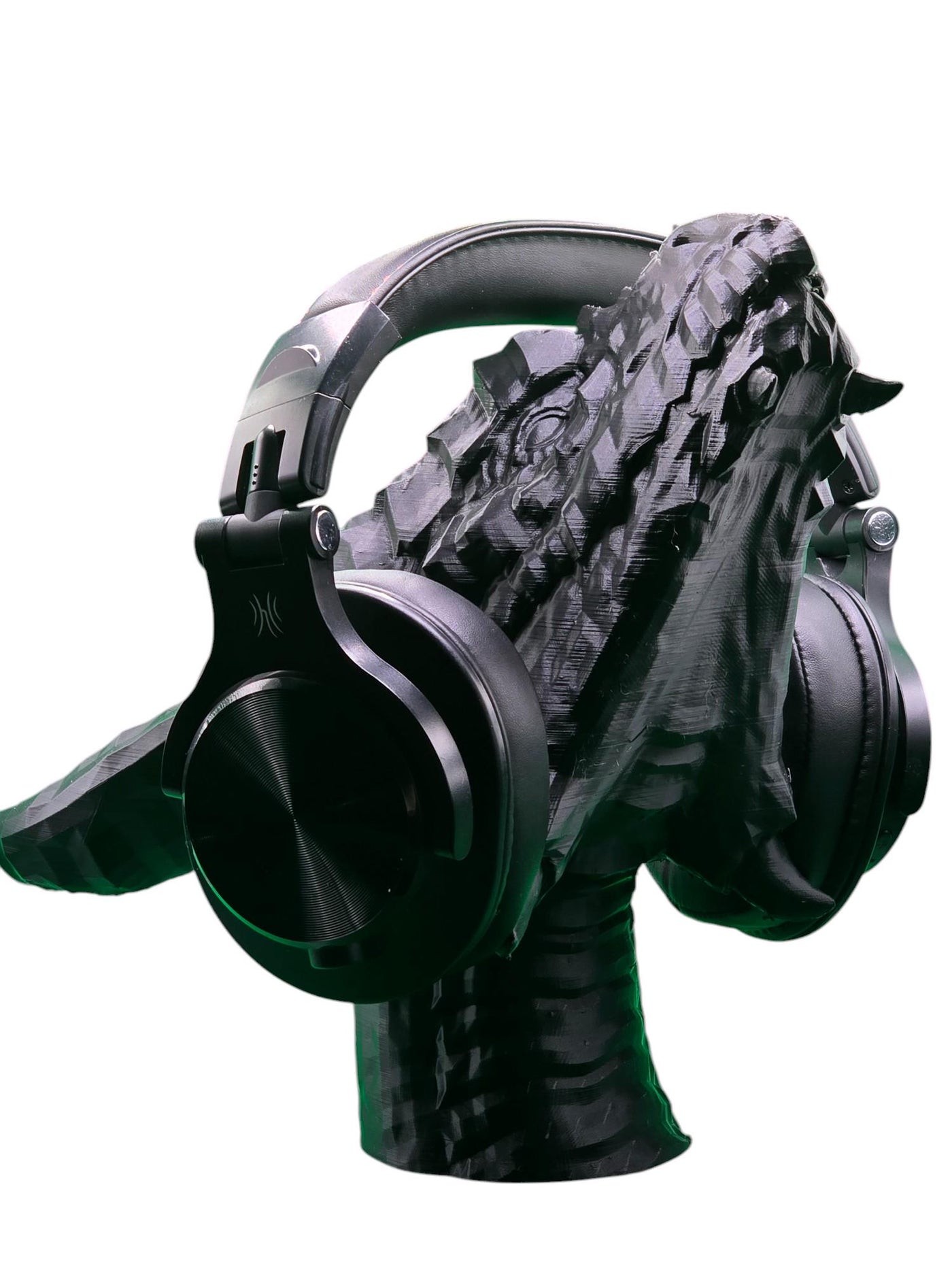Dragon Head Headphone Stand – Epic Headset Holder for Gamers, PC Setup Decor, Fantasy Desktop Accessory, Perfect Gamer Gift