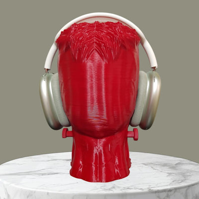 Frankenstein Headphone Stand, Horror Headset Holder, Gamer Desk Decor, Spooky Room Accent, Office Organizer, Paintable Frankenstein Bust