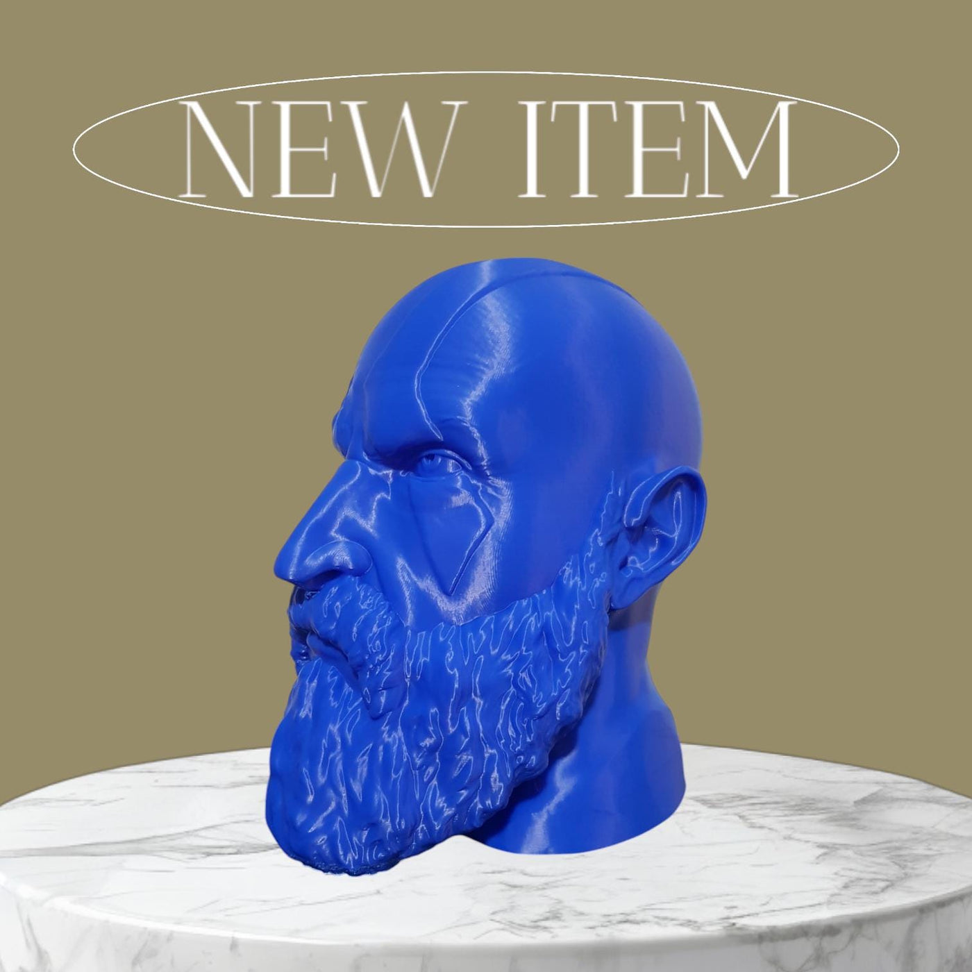 Kratos Headphone Stand, God of War Gamer Gift, Viking Headset Holder, Nerd Desk Decor, Gaming Accessories