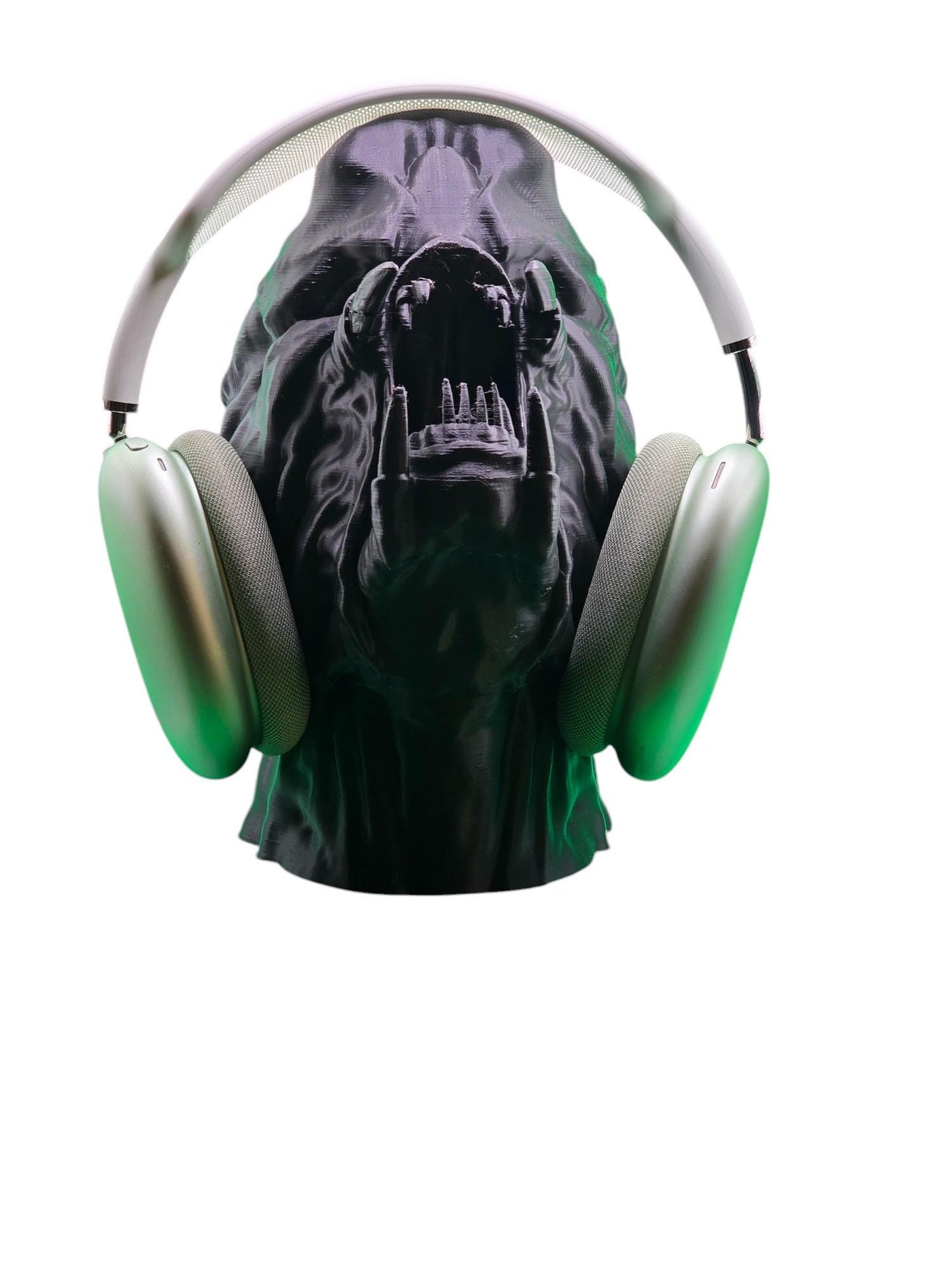 Monster Head Headphone Stand 2 – Unique Headset Holder for Gamers, PC Setup Decor, Creepy Cool Desktop Accessory, Gamer Gift