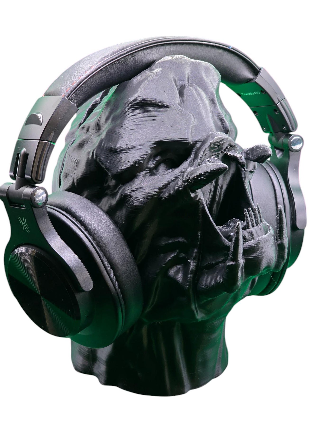 Monster Head Headphone Stand 2 – Unique Headset Holder for Gamers, PC Setup Decor, Creepy Cool Desktop Accessory, Gamer Gift