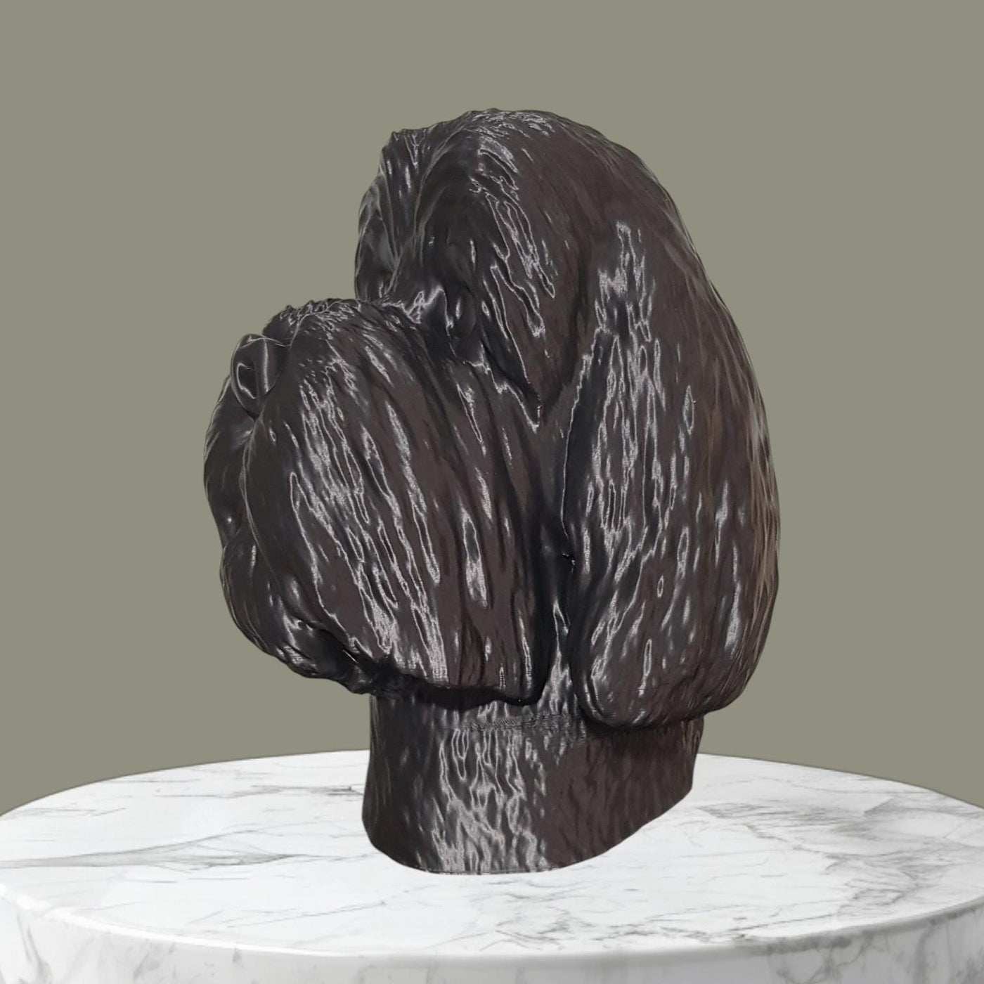 Dog Head Headphone Stand – Unique Sculpted Dog Head Display for Headphones