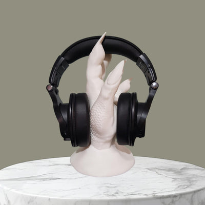 Reptile & Monster Hand Headphone Stand – Dragon Hand Sculpted Display for Headphones