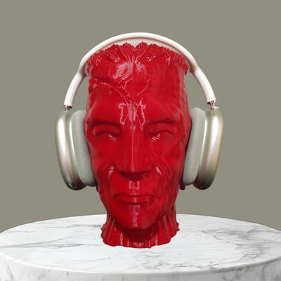 Frankenstein Headphone Stand, Horror Headset Holder, Gamer Desk Decor, Spooky Room Accent, Office Organizer, Paintable Frankenstein Bust