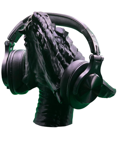 Dragon Head Headphone Stand – Epic Headset Holder for Gamers, PC Setup Decor, Fantasy Desktop Accessory, Perfect Gamer Gift