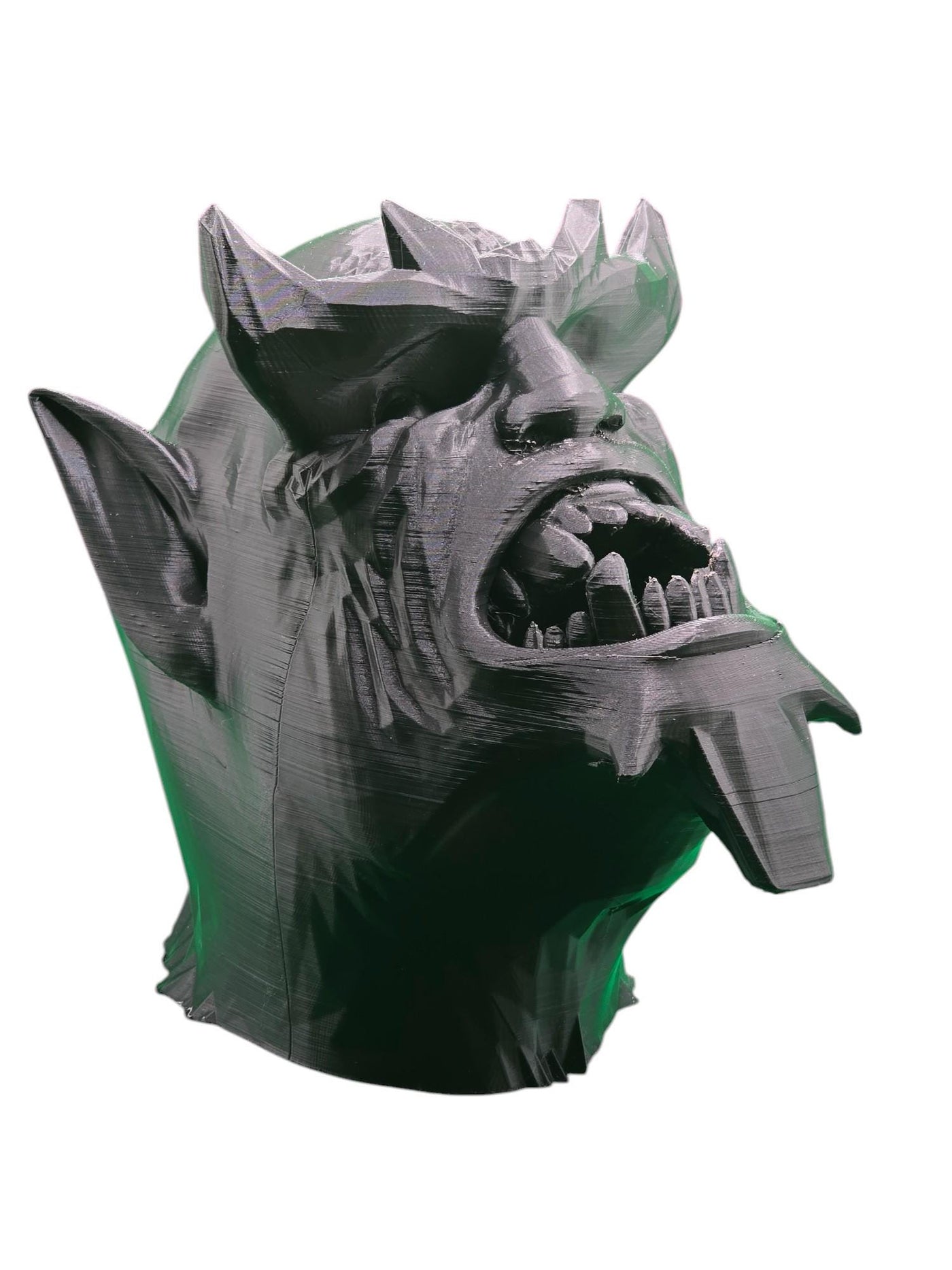 Monster Head Headphone Stand – Unique Headset Holder for Gamers, PC Setup Decor, Creepy Cool Desktop Accessory, Gamer Gift