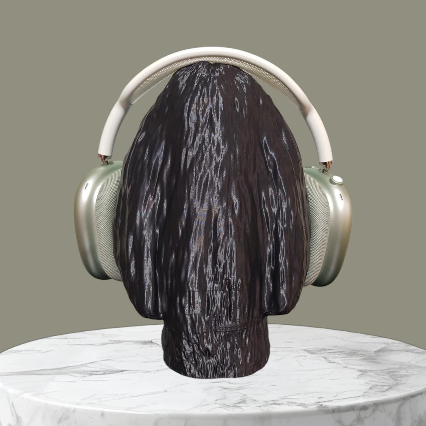 Dog Head Headphone Stand – Unique Sculpted Dog Head Display for Headphones