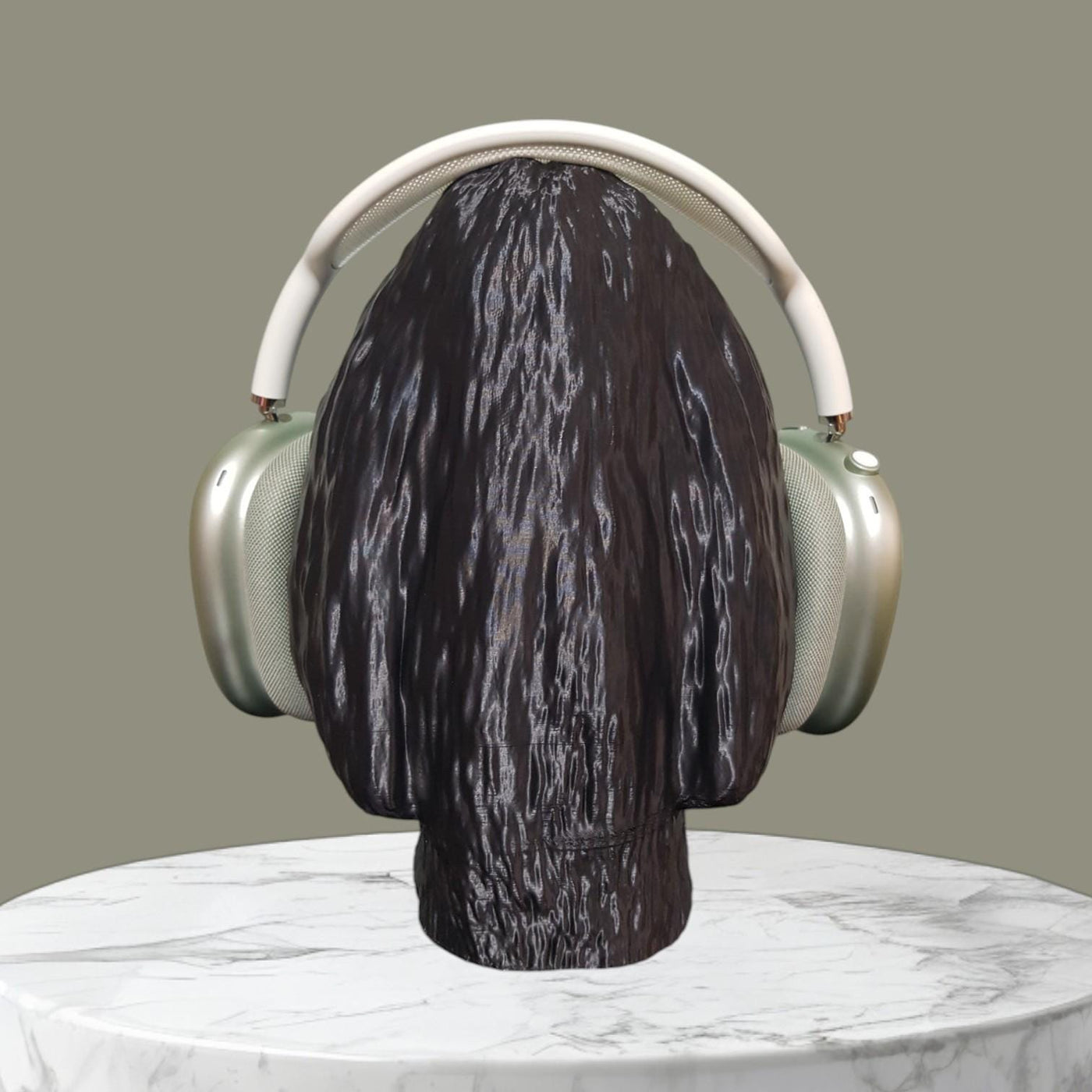 Dog Head Headphone Stand – Unique Sculpted Dog Head Display for Headphones