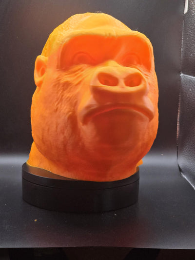 Gorilla Head Headphone Stand – Unique 3D Printed Holder for Gaming, Desk, or Office | Fun & Functional Headset Organizer