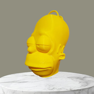 Homer Simpson Headphone Stand, Funny Gamer Desk Accessory, Geeky Headset Holder, Gift for Gamers, 3D Printed Desk Organizer