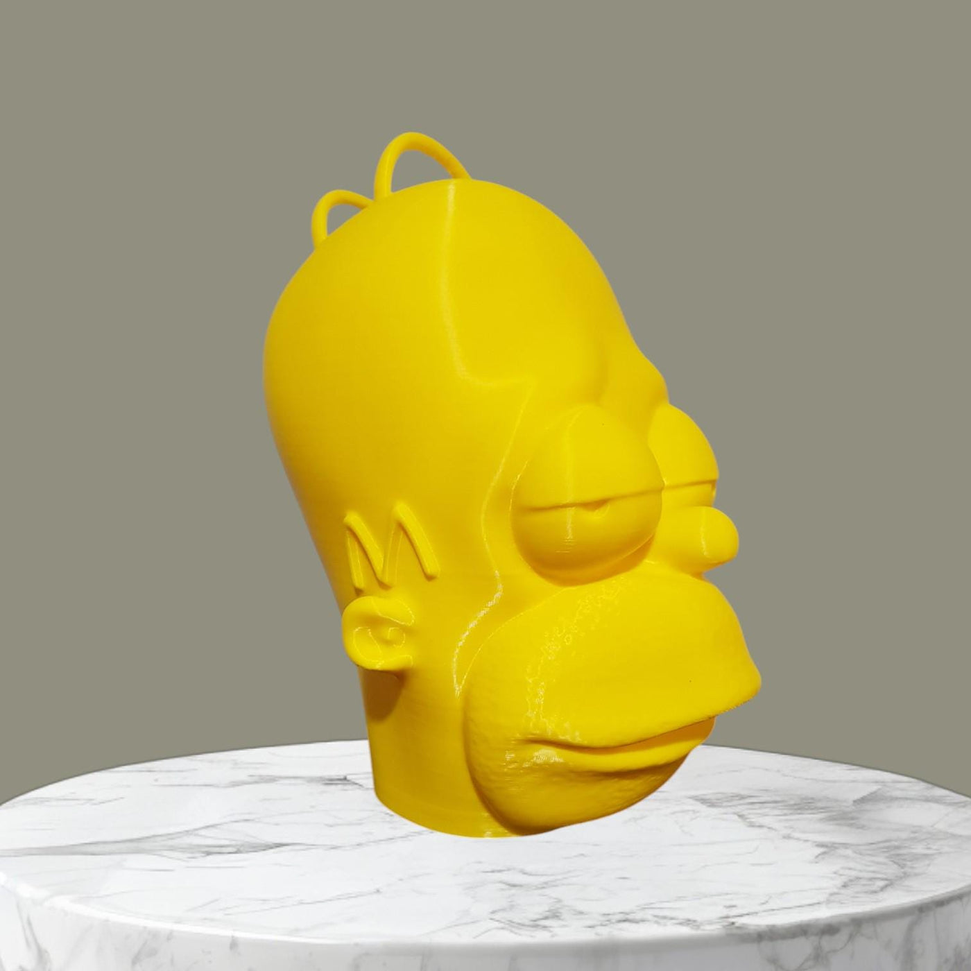 Homer Simpson Headphone Stand, Funny Gamer Desk Accessory, Geeky Headset Holder, Gift for Gamers, 3D Printed Desk Organizer
