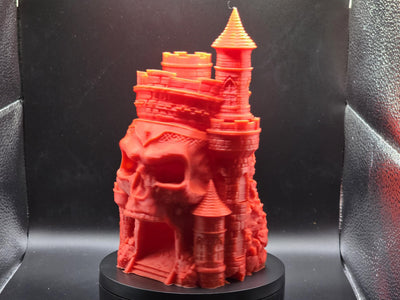 Skull Citadel Dice Tower – 3D Printed Gothic RPG Accessory for Tabletop Games, D&D, Pathfinder, Unique Gaming Gift, Dice Roller Decor