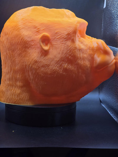 Gorilla Head Headphone Stand – Unique 3D Printed Holder for Gaming, Desk, or Office | Fun & Functional Headset Organizer