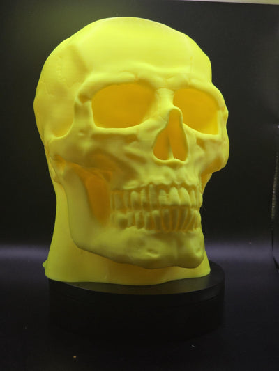 3D Printed Skull Headphone Stand - Unique Gothic Desk Accessory for Gamers, Music Lovers, and Spooky Decor Enthusiasts