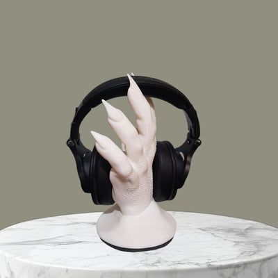 Reptile & Monster Hand Headphone Stand – Dragon Hand Sculpted Display for Headphones